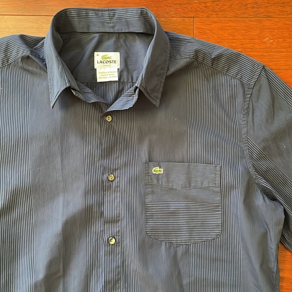 Lacoste Navy Button Down - Picture 2 of 5